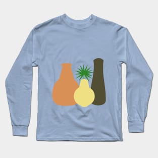 Boho Pots and Pal Leaf Long Sleeve T-Shirt